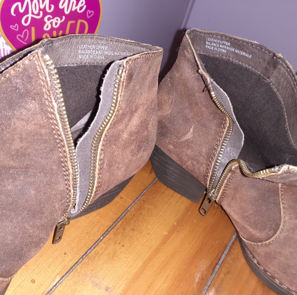 Leather upper Boots